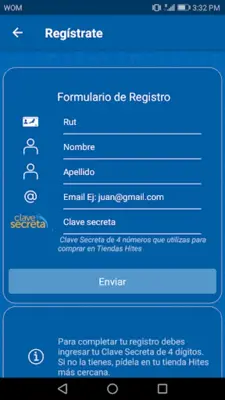 Tarjeta Hites android App screenshot 1