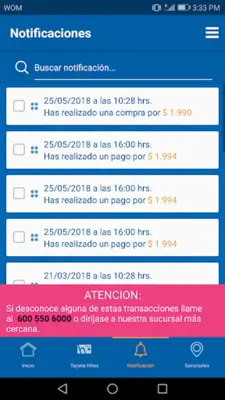 Tarjeta Hites android App screenshot 2